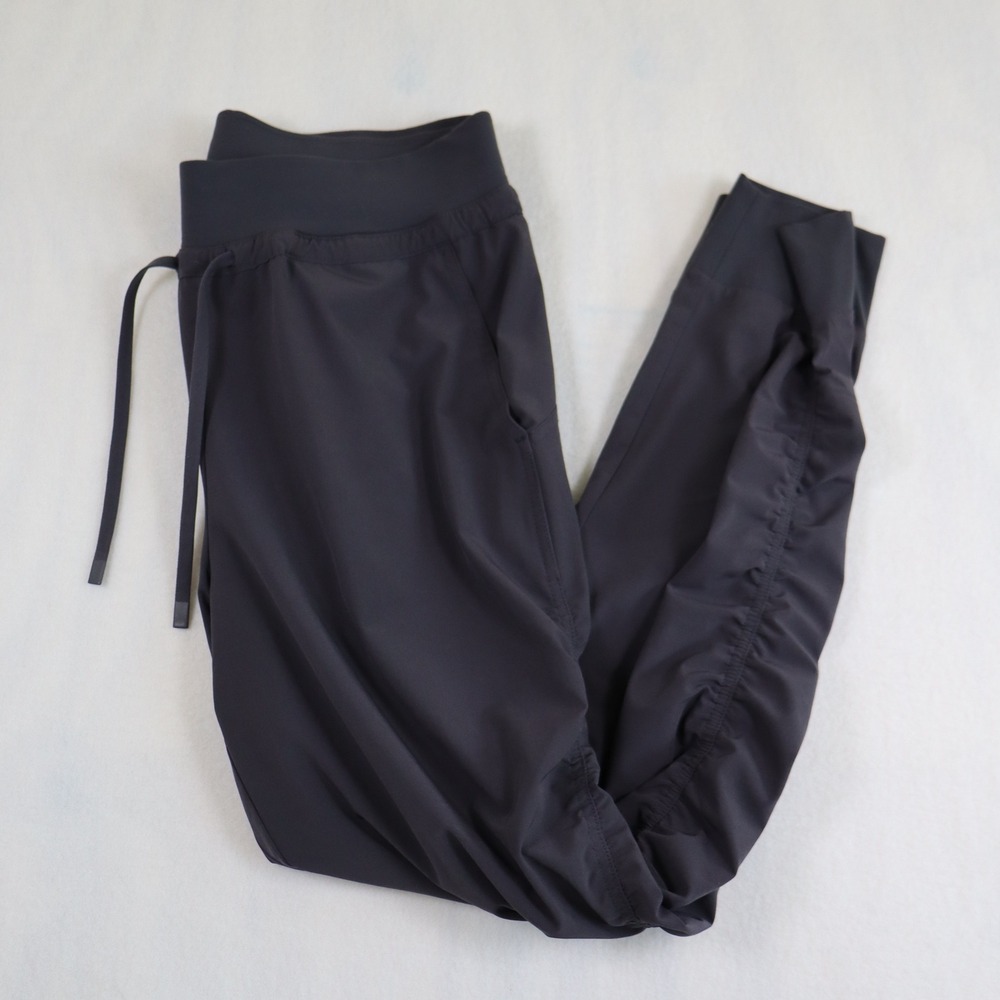 Athleta Attitude Jogger Pant Women's Size 8 Mauve Runched Side Lounge Athleisure